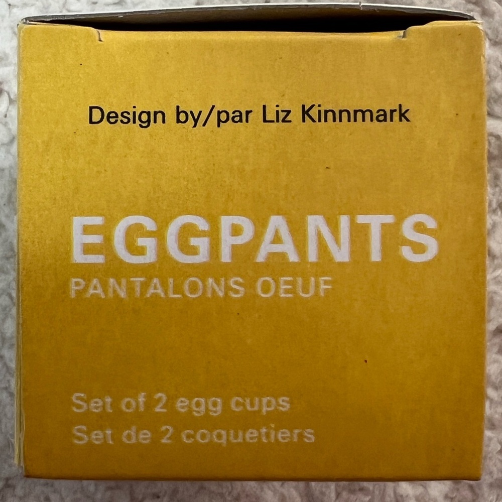 ☀️2/$14☀️Kikkerland Eggpants Egg Holder Set of Two - Picture 5 of 8